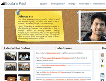 Tablet Screenshot of goutampaul.com